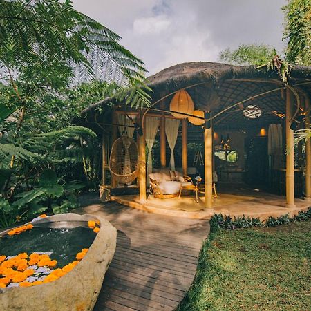 Hideout Eco Bamboo House Bali Villa Selat ภายนอก รูปภาพ